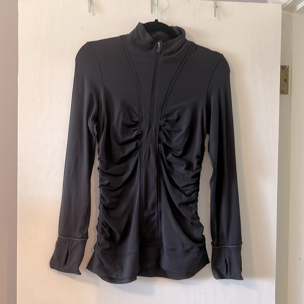 Ruched lululemon half zip